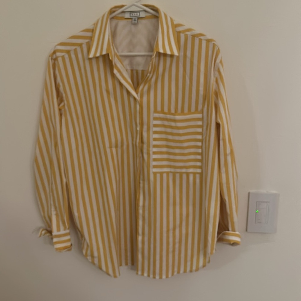 Ayr “The Deep End” Button-Down Shirt Mac & Cheese… - image 5